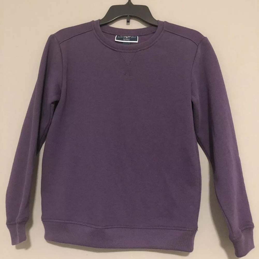 Karen Scott Petite Small Purple Sweater EUC